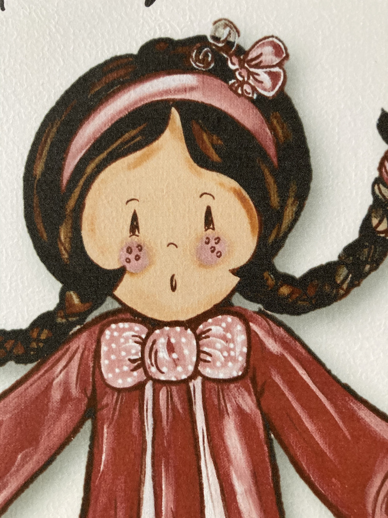 AFFICHE ENFANT FILLE PETIT ZÉBULON BRUNE AVEC DES TRESSES ET SA BAGUETTE MAGIQUE – Image 3