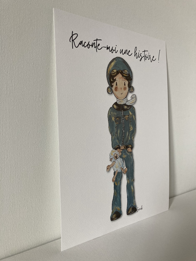 AFFICHE ENFANT GARÇON/FILLE PETIT PRINCE RACONTE-MOI UNE HISTOIRE – Image 2