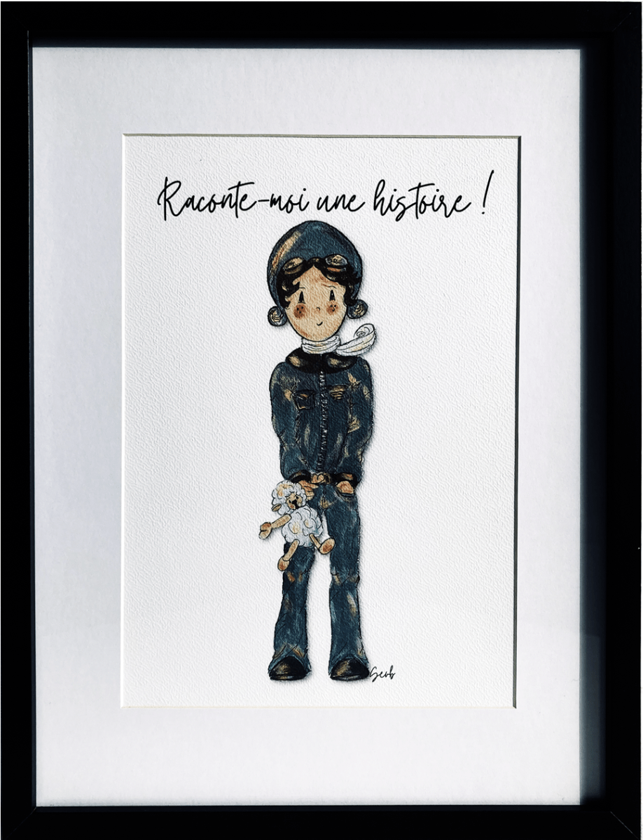 affiche personnalisée de sevb encadrée
