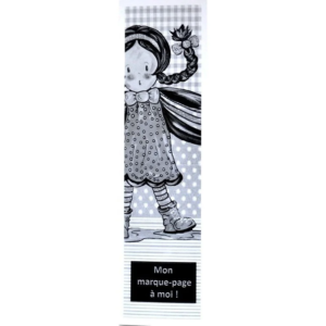 MARQUE-PAGES EN SÉRIES LIMITÉES VINTAGES NOIR ET BLANC D'APRÈS SEVB LOLITA VICHY